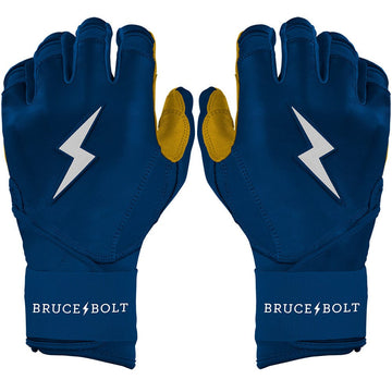 PREMIUM PRO Long Cuff Batting Gloves | NAVY - 1