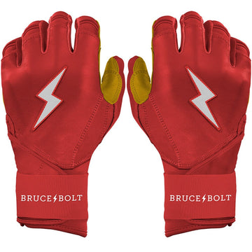 PREMIUM PRO Long Cuff Batting Gloves | RED - 1