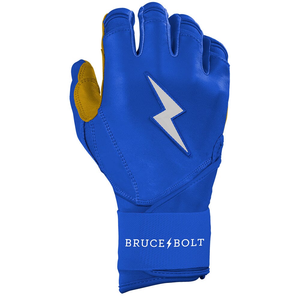 PREMIUM PRO Long Cuff Batting Gloves | ROYAL- thumb 4