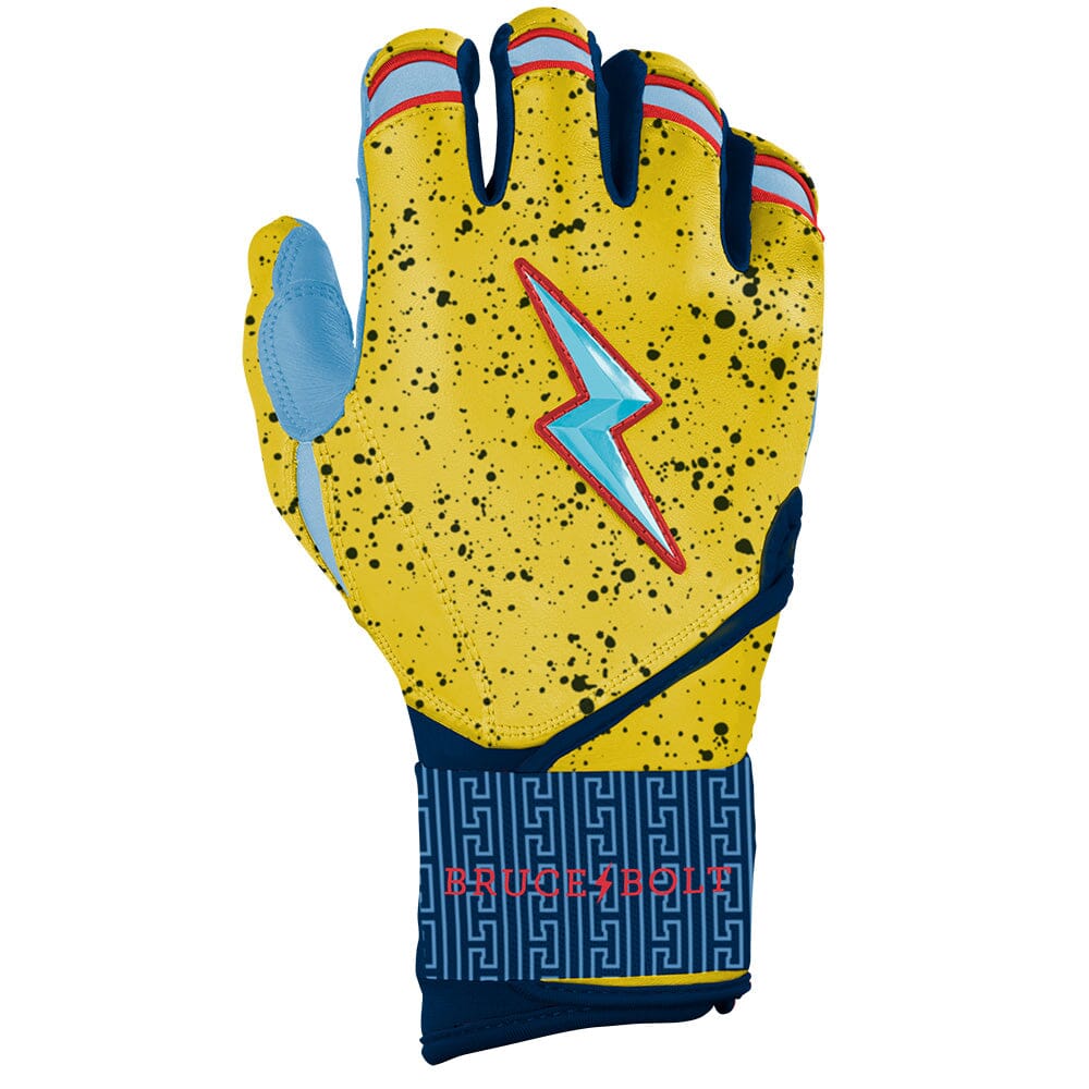 PREMIUM PRO NOOTBAAR Series Long Cuff Batting Gloves | NOOTBAAR YELLOW- thumb 4