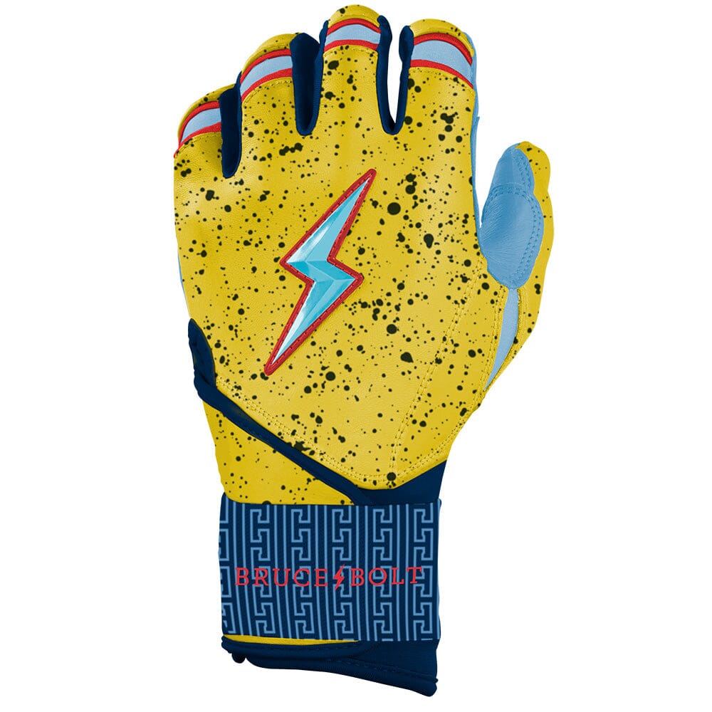 PREMIUM PRO NOOTBAAR Series Long Cuff Batting Gloves | NOOTBAAR YELLOW- thumb 3