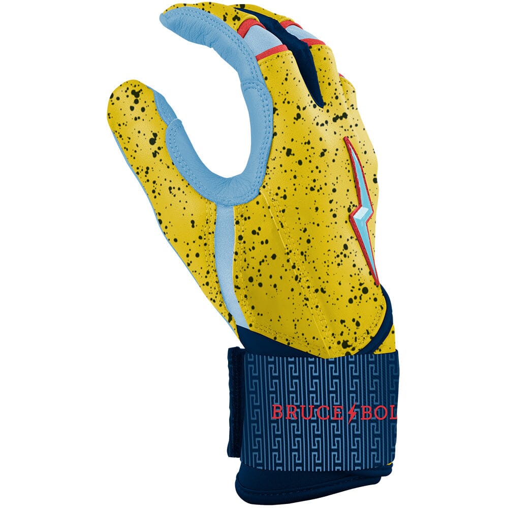 PREMIUM PRO NOOTBAAR Series Long Cuff Batting Gloves | NOOTBAAR YELLOW- thumb 5