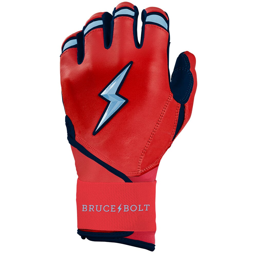 PREMIUM PRO NOOTBAAR Series Long Cuff Batting Gloves | Red- thumb 3