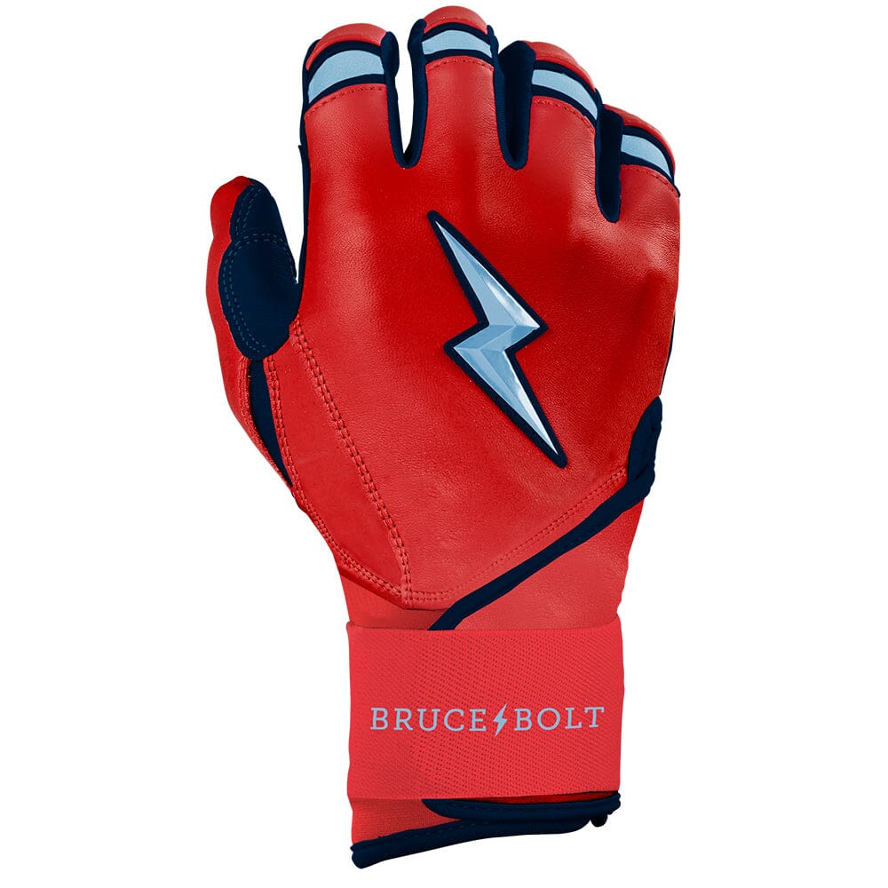 PREMIUM PRO NOOTBAAR Series Long Cuff Batting Gloves | Red- thumb 4