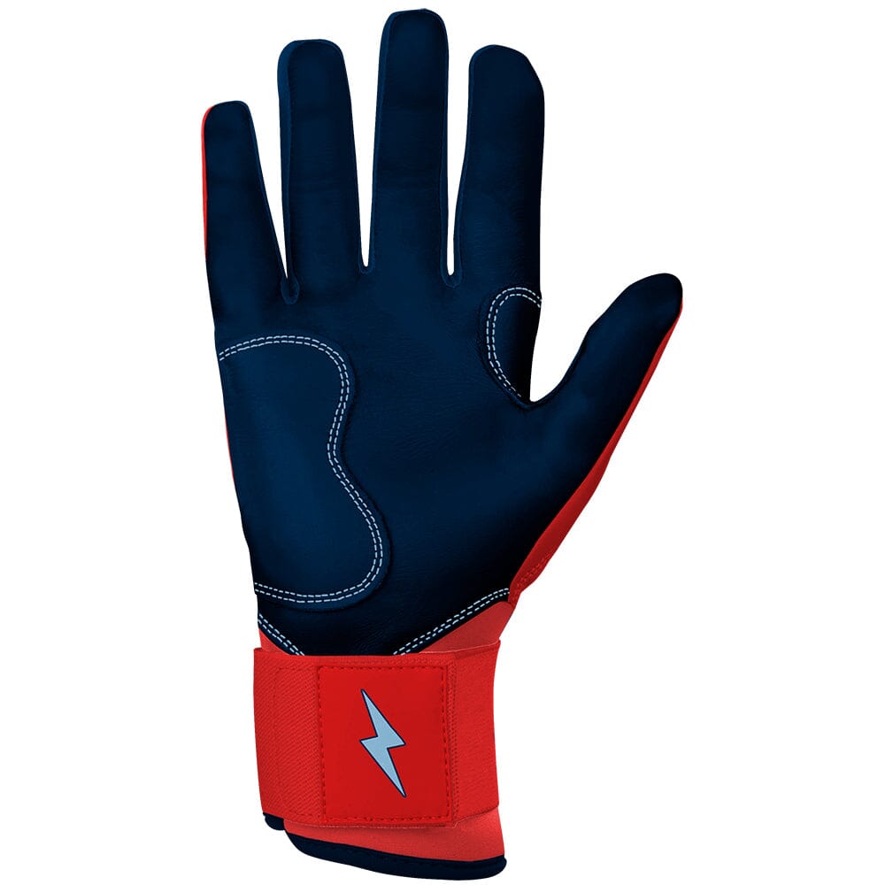 PREMIUM PRO NOOTBAAR Series Long Cuff Batting Gloves | Red- quickbuy