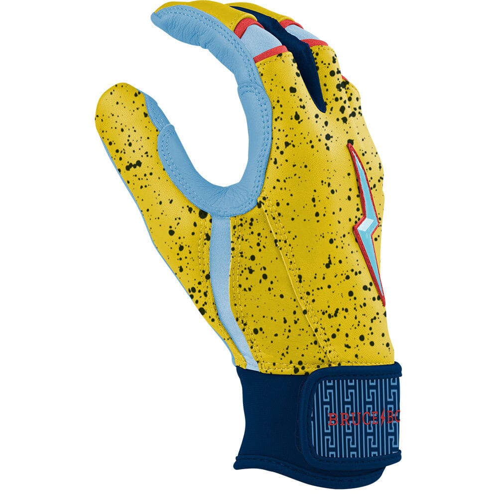PREMIUM PRO NOOTBAAR Series Short Cuff Batting Gloves | NOOTBAAR YELLOW- thumb 5