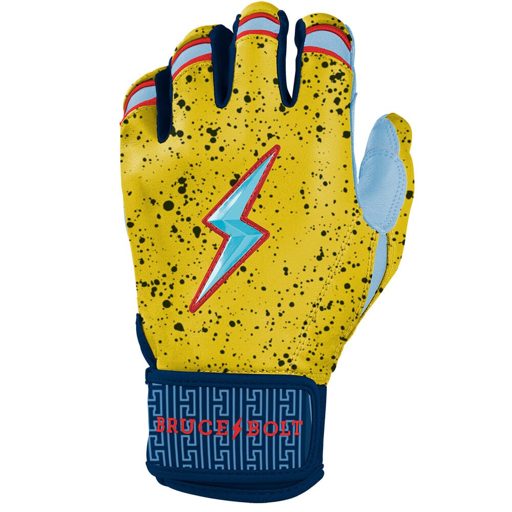 PREMIUM PRO NOOTBAAR Series Short Cuff Batting Gloves | NOOTBAAR YELLOW- thumb 3