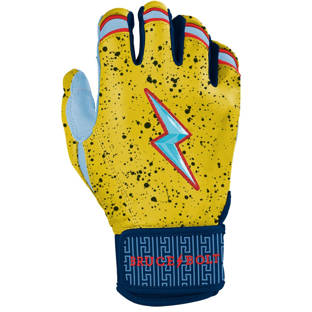 PREMIUM PRO NOOTBAAR Series Short Cuff Batting Gloves | NOOTBAAR YELLOW- thumb 4