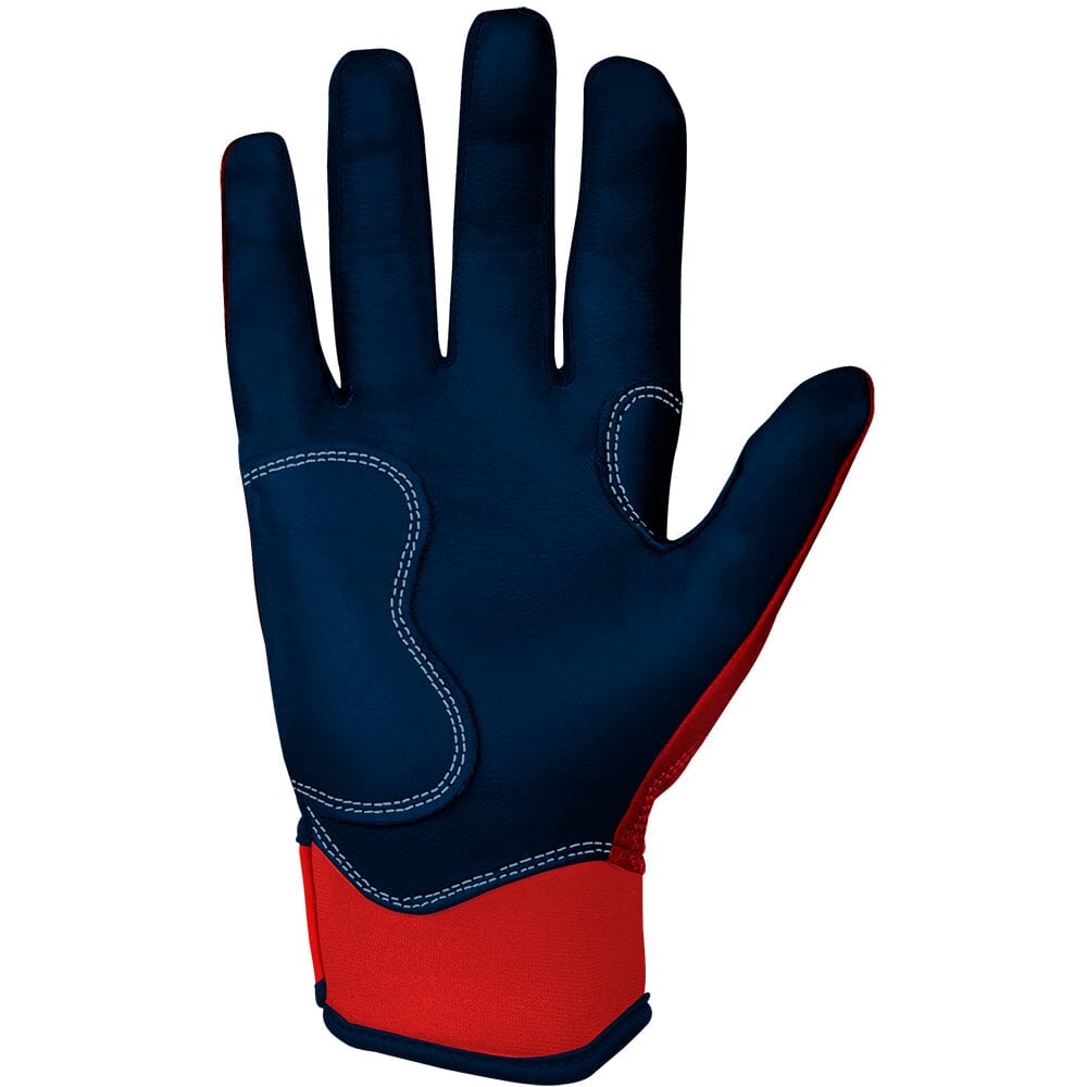PREMIUM PRO NOOTBAAR Series Short Cuff Batting Gloves | Red- quickbuy