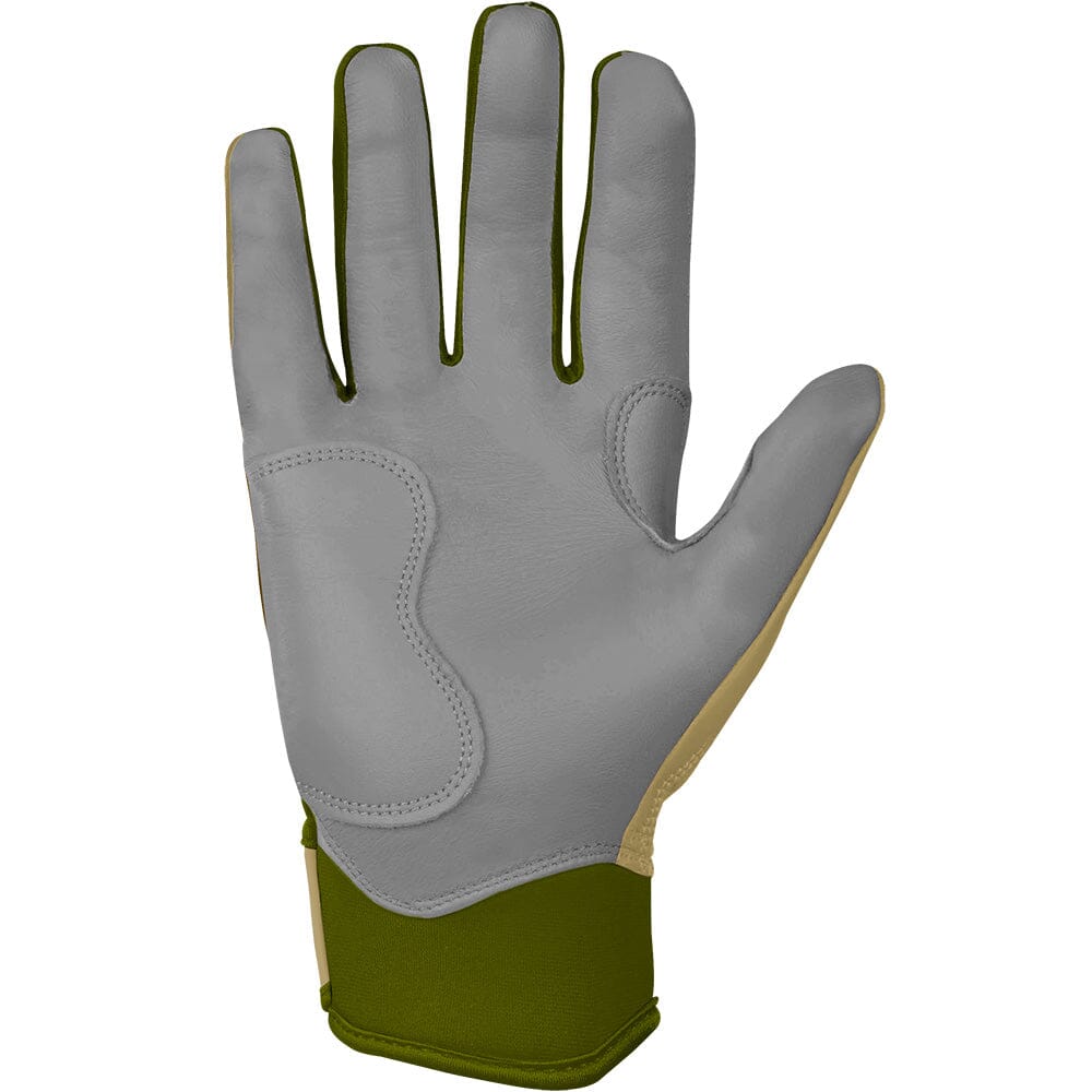 PREMIUM PRO Patriot Series Short Cuff Batting Gloves - MILITARY BEIGE- quickbuy