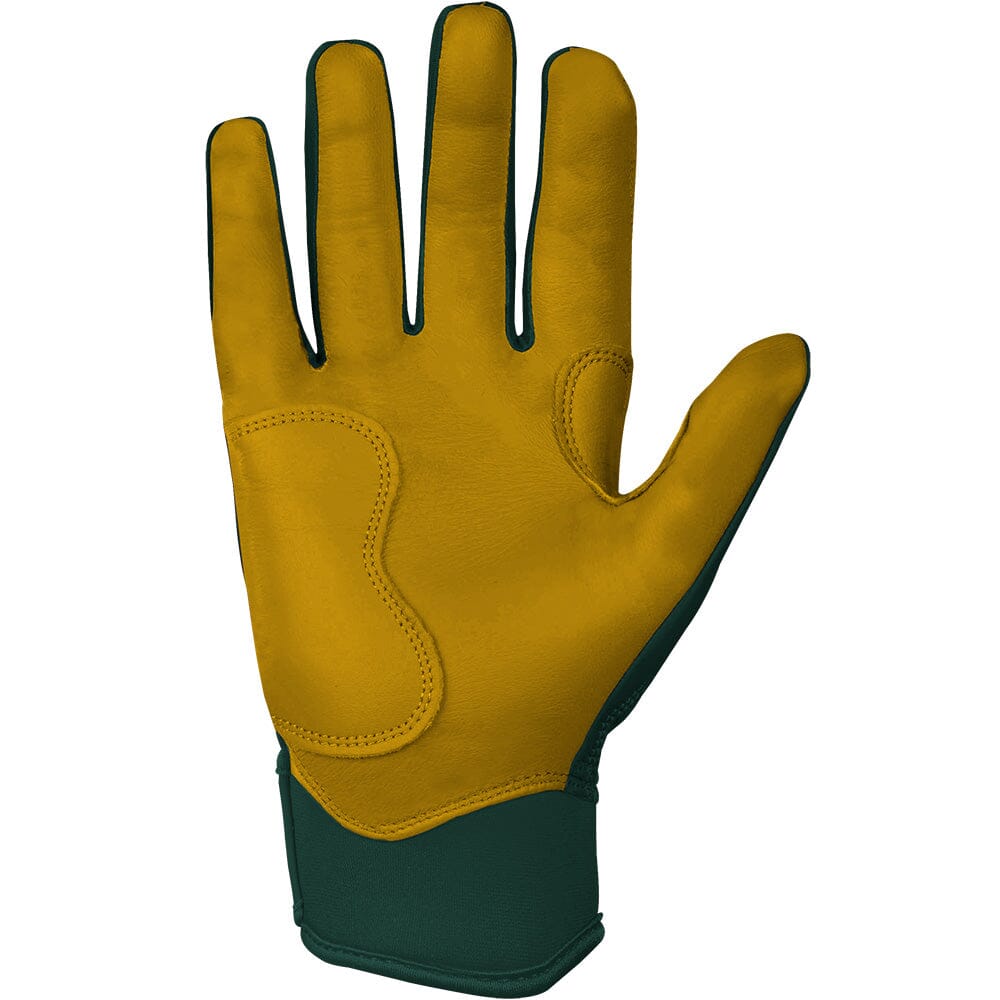 PREMIUM PRO Short Cuff Batting Gloves | GREEN- quickbuy