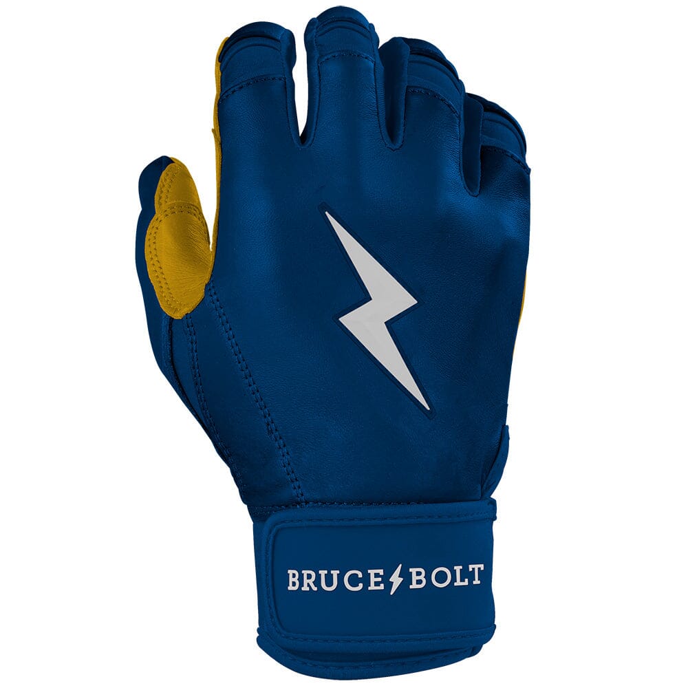 PREMIUM PRO Short Cuff Batting Gloves | Navy- thumb 4