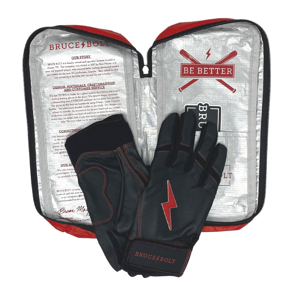 PREMIUM PRO Creator Series Short Cuff Batting Gloves | TC42 BLACK- thumb 7