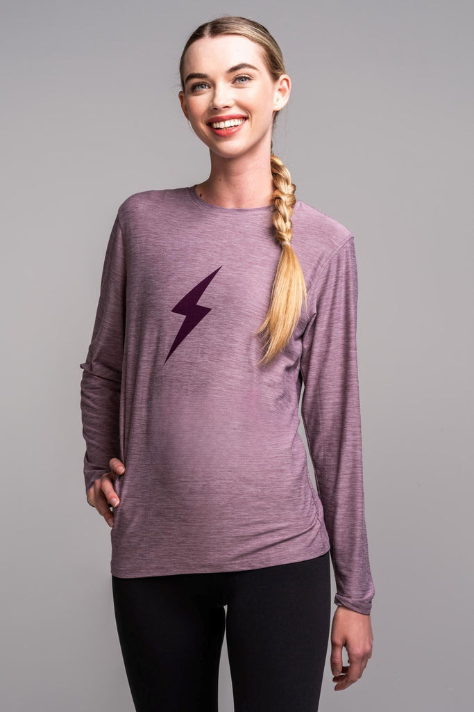 Women's "BOLT" SuperSoft Long Sleeve | Cranberry- quickbuy