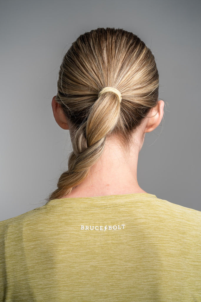 Women's "BOLT" SuperSoft T-Shirt | Leek Green- quickbuy