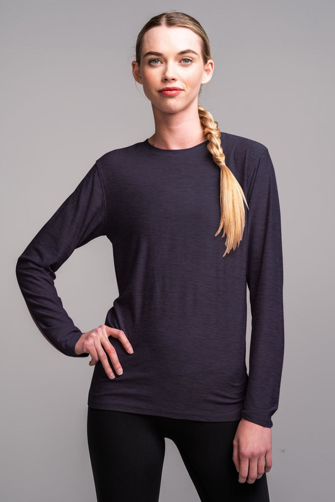 Women's SuperSoft Long Sleeve | Charcoal- quickbuy