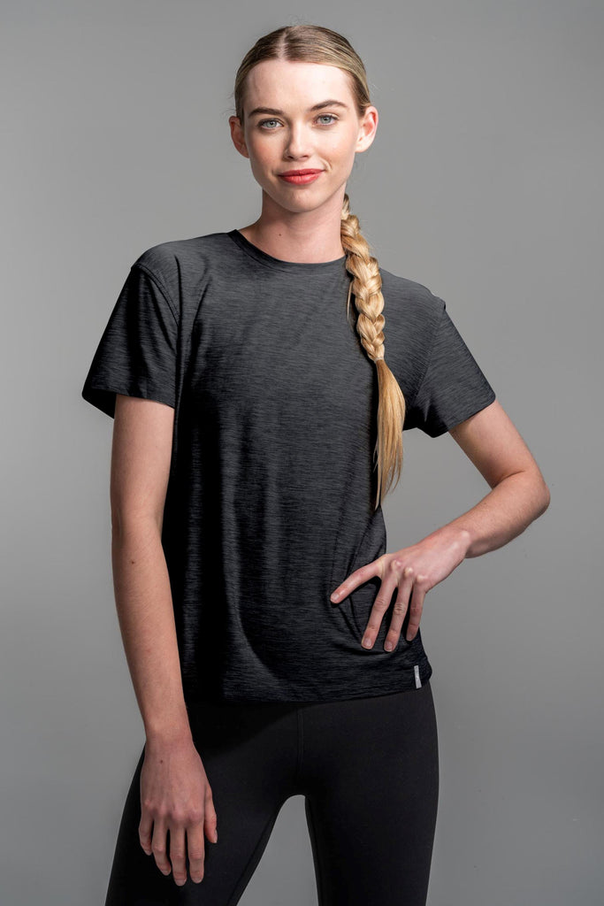Women's SuperSoft  T-Shirt | Charcoal- quickbuy